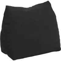 vidaXL Rückenkissen Schwarz 60 x 20 x 50 cm Cordstoff