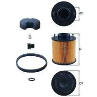 MAHLE ORIGINAL Harnstofffilter UX 1D