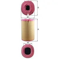 MAHLE ORIGINAL Luftfilter LX 5888