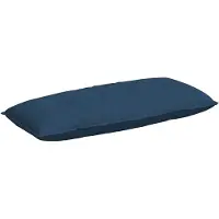 vidaXL Rückenkissen Blau 120 x 19 x 50 cm Stoff