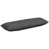 vidaXL Rücken Kissen Dunkelgrau 140 x 50 cm Cordstoff