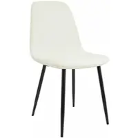 CLP Esszimmerstuhl Maryam creme/Stoff