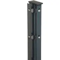 Floraworld Eckpfosten, Stahl, BxHxL: 6 x 4 x 140 cm - grau