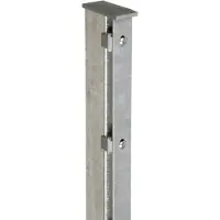 Floraworld Zaunpfosten »Premium«, Stahl, BxLxT: 6 x 220 x 4 cm - silberfarben