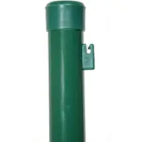 Floraworld Zaunpfosten »Standard«, Stahl, BxLxT: 3,4 x 250 x 3,4 cm - gruen