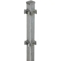 Floraworld Eckpfosten »Classic«, Stahl, BxLxT: 4 x 220 x 4 cm - silberfarben