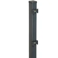 Floraworld Zaunpfosten »Classic«, Stahl, BxLxT: 4 x 240 x 4 cm - grau