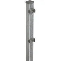 Floraworld Zaunpfosten »Classic«, Stahl, BxLxT: 4 x 260 x 4 cm - silberfarben
