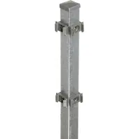 Floraworld Eckpfosten »Classic«, Stahl, BxLxT: 4 x 260 x 4 cm - silberfarben