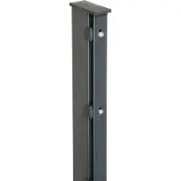 Floraworld Zaunpfosten, Stahl, BxHxL: 6 x 4 x 220 cm - grau