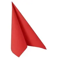 Papstar 14 X 20 Servietten "ROYAL Collection" 1/4-Falz 25 cm x 25 cm rot