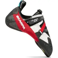 Scarpa Furia Air Kletterschuh - ultraleicht, sensibel und sockenähnlicher Sitz - , Farbe:1152-ice/red, Größe:36.5 (3 2/3 UK)