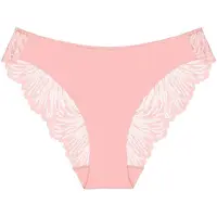 Triumph Slip "Pretty Micro Tai", Damen, Gr. L, Microfaser, rosa (strawberry cream), Microfaser, Obermaterial: 86% Polyamid, 14% Elasthan, körpernah, Unterhosen Slip, nahtlos