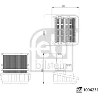 FEBI BILSTEIN Luftfilter FEBI 1004231