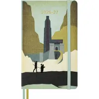 Moleskine 18 Monate Der Herr der Ringe Wochen-Notizkalender 2026/2027, L/A5, 1 Wo = 1 Seite, fester