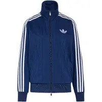 Adidas Sweatshirt Pinstripe Firebrid Loose Tracktop KS9983 Dunkelblau Regular Fit