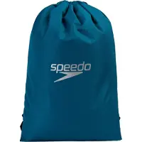 Speedo Schwimmtasche wasserdicht Polyester 15 Liter - sportlicher Rucksack blau