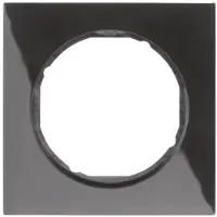 Hager 10112245, Schwarz, Schraubenlos, , Glänzend, 1 Stück(e)