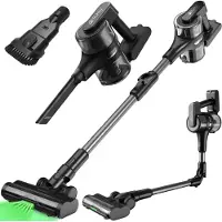Ruhhy 26708 Stabstaubsauger, kabellos, LunPro 400 W, 2-in-1, schwarz