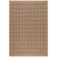 KADIMA DESIGN Terrassenteppich Retro Robust Waschbar Strapazierfähig | Schwarz 240x340 cm Terrasse Garten Schadstoff Saugroboter | KASBERG –