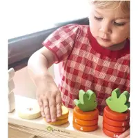 Tender Leaf Toys Tender Leaf Holz Zählspiel Karotten - Lernspielzeug Zahlen lernen