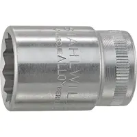 Stahlwille 03010036, Buchse, Chrom, DIN EN 3709 / ASME B 107.5 M, 286 g