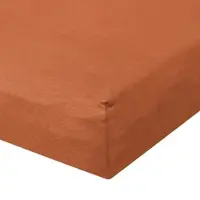 BETTWARENSHOP Jersey Spannbetttuch Ultra-Stretch 200x220 - 220x240 cm | terra - orange