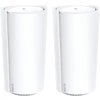 TP-LINK Deco XE200(2-pack), Weiß, Intern, Mesh-System, 600 m², Tri-Band (2,4 GHz/5 GHz/6 GHz), Wi-Fi 6E (802.11ax)