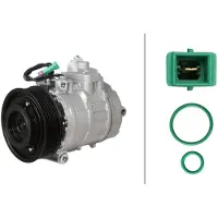 Hella Klimakompressor 24 V Ø 131 mm Thermo-Expertise für MERCEDES-BENZ AXOR