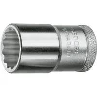 Gedore Steckschlüsseleinsatz D 19 1/2 Zoll 12-kant SW 14mm L.38mm