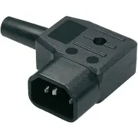 Bachmann Kaltgerätestecker Typ 747 70C, Winkelstecker