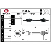 EAI Antriebswelle T49557