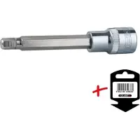 Ks Tools 3/8 CHROMEplus Bit-Stecknuss Innensechskant lang, 8mm, auf Hänger