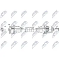NTY Antriebswelle NPW-HY-687