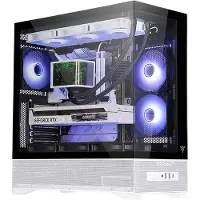 ITek SHOWBUI 37B, Tower, PC, Schwarz, Weiß, ATX, micro ATX, Mini-ITX, Metall, Gaming