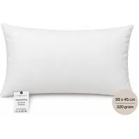WDMT Kissenfüllung 30x45 cm – Rechteckiges Innenkissen – Füllkissen 320 Gramm – Dekokissen-Füllung – Weiß