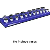 Workpro Magnetischer Leerer Organizer für Standard 1/2 Steckschlüssel