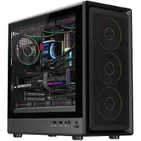 ITek MESHCORE 36B, Tower, PC, Schwarz, ATX, ITX, micro ATX, Gaming, Blau, Grün, Rot
