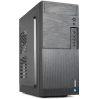 Vultech Gehäuse PC Midi Tower Schwarz VCO-A1699P Rev. 2.2 ATX mit 250W Netzteil