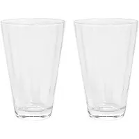 OYOY living design 2er-Set: Gläser "Yuka" in Transparent - (H)10,5 x Ø 7 cm - onesize