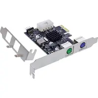 InLine Schnittstellenkarte, 2x PS/2, USB-Pfostenstecker, PCIe (PCI-Express)