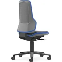 BIMOS Arbeitsdrehstuhl Neon Skintec Flexband blau 450-620 mm Permanentkontakt