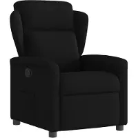 vidaXL Relaxsessel Schwarz Stoff
