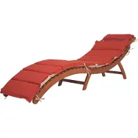 Garden Pleasure Faltliege Nassau + Auflage Sonnenliege Garten Liege Relaxliege