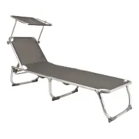 Harms Garden Pleasure Kiso Sonnenliege grau