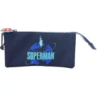 Superman Dreifaches Federmäppchen