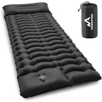 NEOLYMP Isomatte Camping Integrierte Fußpumpe - 10 cm Dick