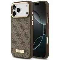 GUESS 4g Logo Plate Magsafe Iphone 17 Pro Max Handyhülle