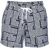 JOOP! JOOP Badeshorts "Deco Logo" mit großem Allover-Wording und seitlichen Taschen