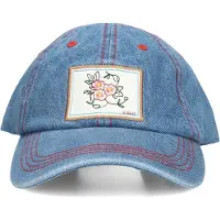 Becksöndergaard Damen Kappe Denima Stitch Cap - Blauw - Größe ONESIZE